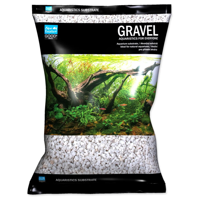 Drť Aqua Excellent fehér 2-4 mm 3kg