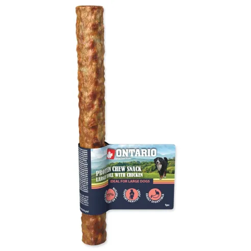Ontario Protein csirke, nagy rágórúd 25,4cm, Large