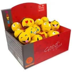 Játék kijelző Dog Fantasy Latex Emoji labda szett 36 db