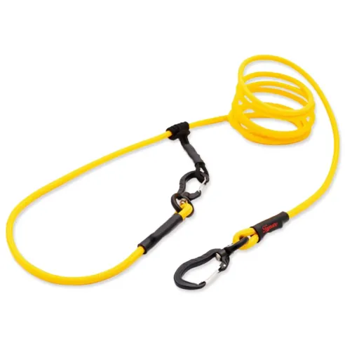 Tamer Lanové Easylong Twist Mini sárga póráz 2m