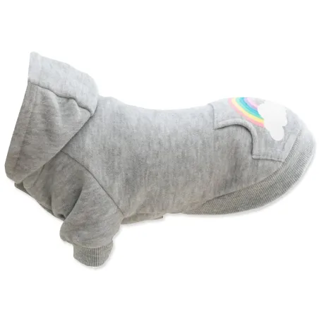 Rainbow Falls hoodie, S: 33 cm, light grey