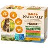 IAMS Naturally Adult alutasak tengeri és szárazföldi hús szószban multipack 1020g (12x85g)