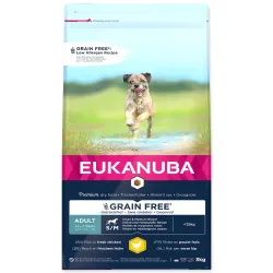 EUKANUBA Adult Small & Medium Grain Free Csirke 3kg