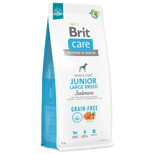 Krmivo Brit Care Dog Grain-free Junior Large Breed Salmon 12kg