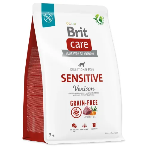 Krmivo Brit Care Dog Grain-free Sensitive Venison 3kg