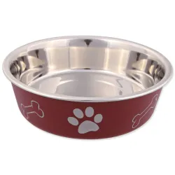 Miska Trixie rozsdamentes, műanyag bevonattal 17cm 750ml