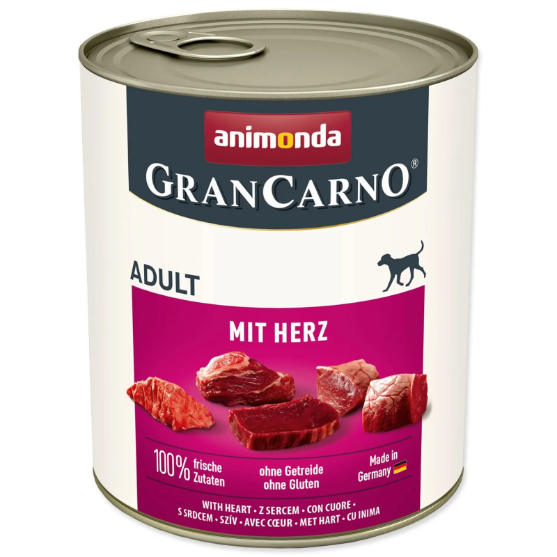 Animonda Gran Carno Adult marhaszívvel konzerv 800g