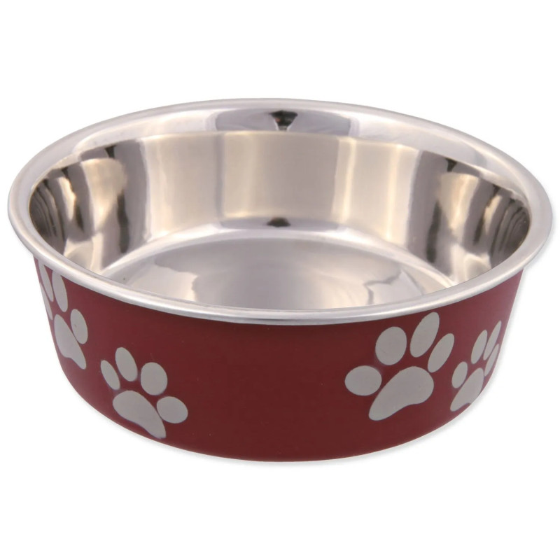 Miska Trixie rozsdamentes, műanyag felületű 12cm 250ml