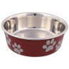 Miska Trixie rozsdamentes, műanyag felületű 12cm 250ml