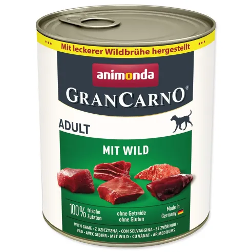 Animonda Gran Carno Adult vadhúsos konzerv 800g