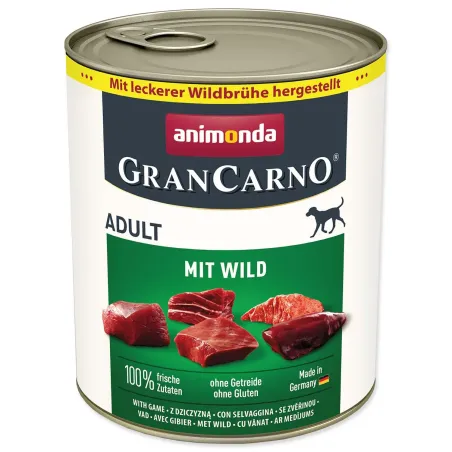 Animonda Gran Carno Adult vadhúsos konzerv 800g