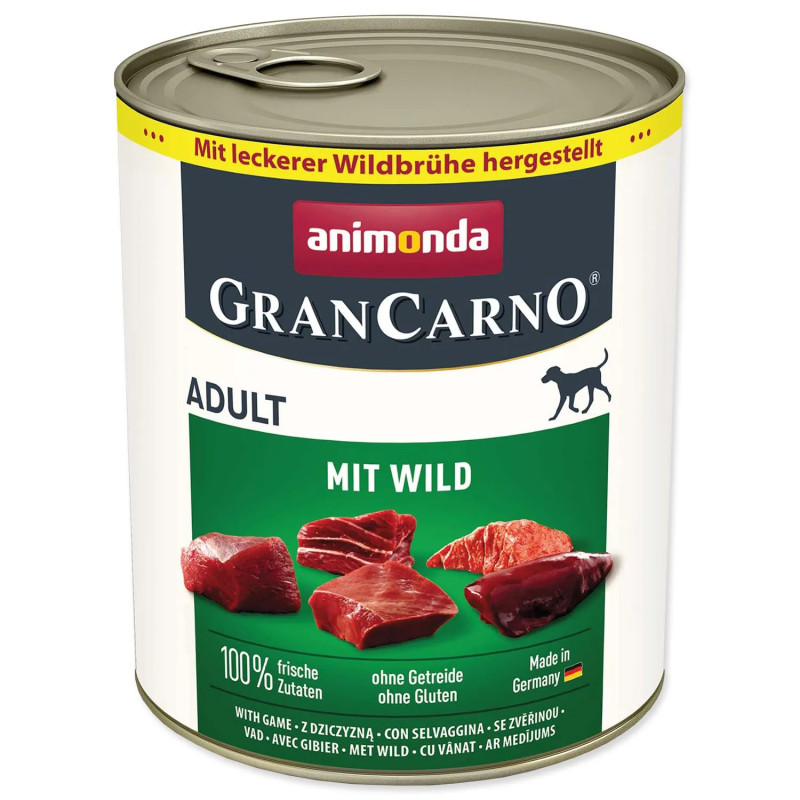 Animonda Gran Carno Adult vadhúsos konzerv 800g