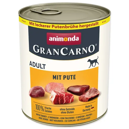 Konzerv Animonda Gran Carno Adult pulykahússal 800g