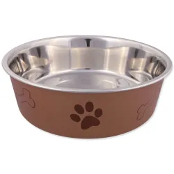 Miska Trixie rozsdamentes acél, műanyag felület 23cm 2000ml