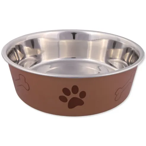 Miska Trixie rozsdamentes acél, műanyag felület 23cm 2000ml
