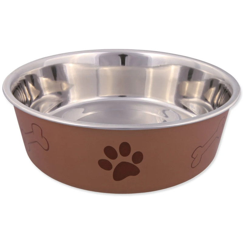Miska Trixie rozsdamentes acél, műanyag felület 23cm 2000ml