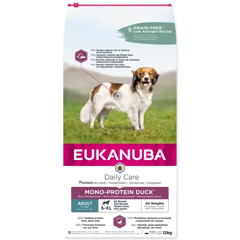 Krmivo EUKANUBA Daily Care Adult Mono Protein Duck 12kg