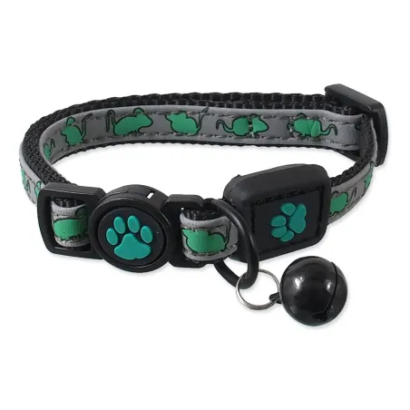 Obojok Active Cat Reflective XS limetka 1x19-31cm