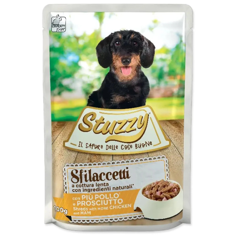 STUZZY Speciality csirkés és sonkás alutasak 100g