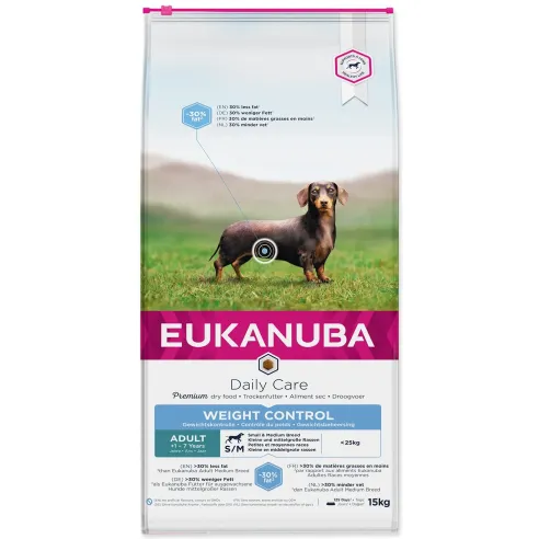 Krmivo EUKANUBA Daily Care Adult Medium Weight Control 15kg