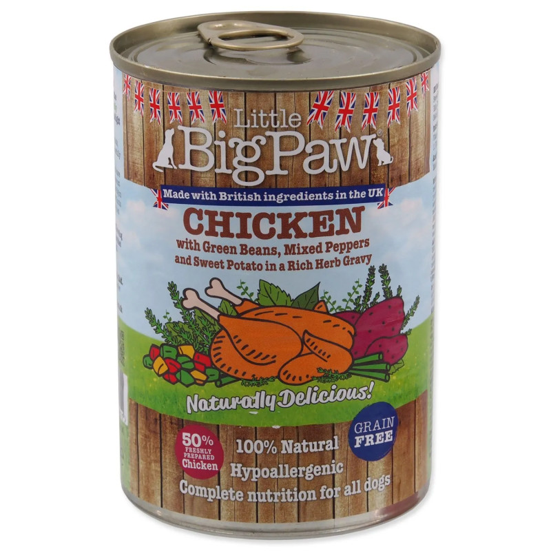Konzerv Little Big Paw csirke 390g