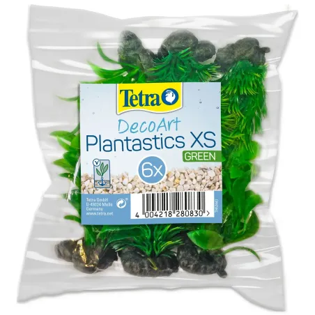 Dekoráció Tetra Növény Mix zöld XS 6db