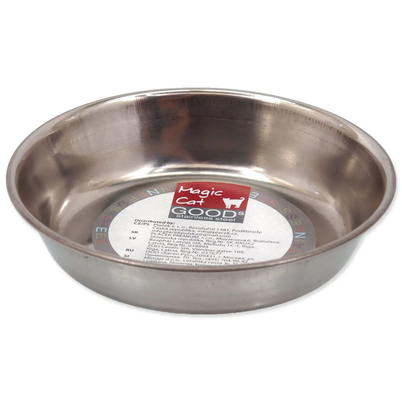 Miska Magic Cat rozsdamentes acél sekély 11,5cm 210ml