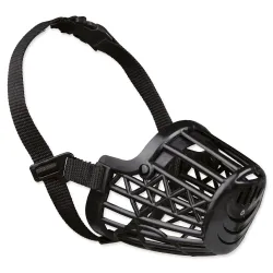 Trixie műanyag szájkosár fekete S-M 22cm
