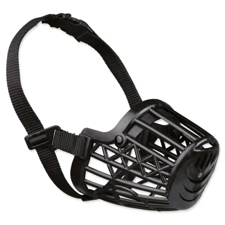 Trixie műanyag szájkosár fekete S-M 22cm