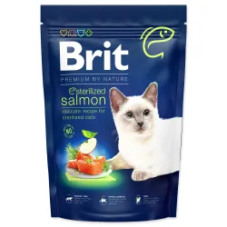 Brit Premium by Nature Cat Sterilized Salmon 1,5kg macskaeledel