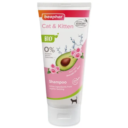 Beaphar BIO Sampon macskáknak és kölyökmacskáknak 200ml