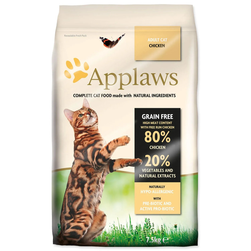 Applaws Száraz Macskaeledel Csirkehússal 7,5kg