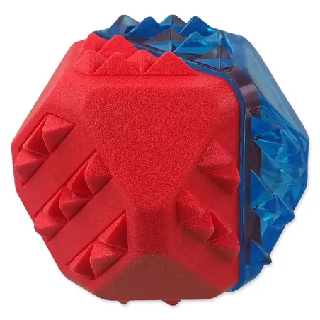 Dog Fantasy hűsítő labda piros-kék 7,7cm