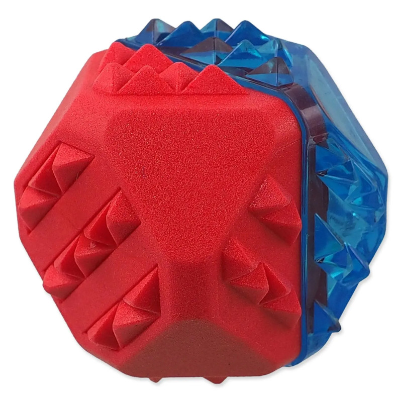 Dog Fantasy hűsítő labda piros-kék 7,7cm