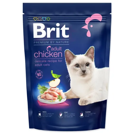 Krmivo Brit Premium by Nature Cat Adult Chicken 800g