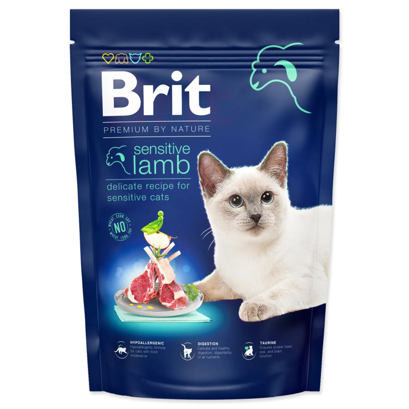 Brit Premium by Nature Cat Sensitive Lamb 800g macskaeledel