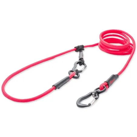 Tamer Lanové Easylong Twist Mini piros póráz 2,5m