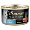 Miamor Feine Filets Adult tonhal garnélával zselében 100g konzerv