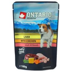 Ontario tasak csirkemáj csirkehúsban, főzetben 100g