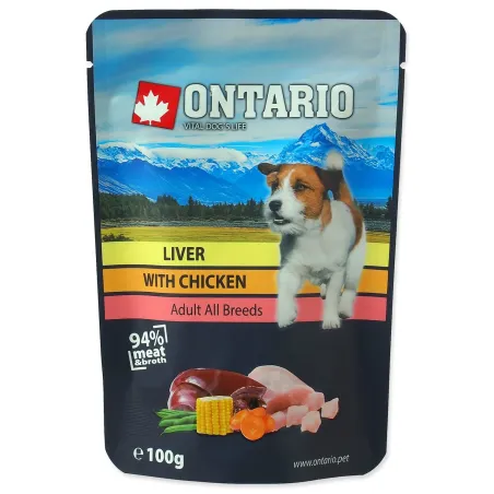 Ontario tasak csirkemáj csirkehúsban, főzetben 100g