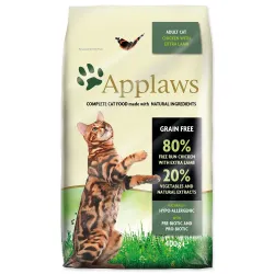 Applaws száraztáp macskáknak csirkehússal és báránnyal 400g