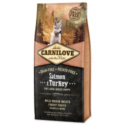 Carnilove Puppy Large Breed Lazac & Pulyka 12kg kölyökkutyáknak
