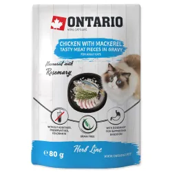 Ontario tasak csirke és makréla szószban 80g