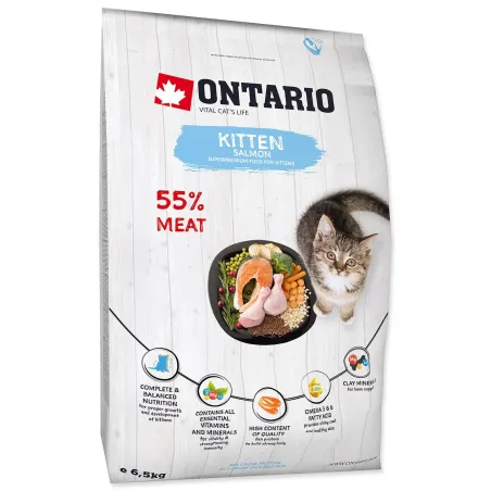 Ontario Kitten Lazac 6,5kg