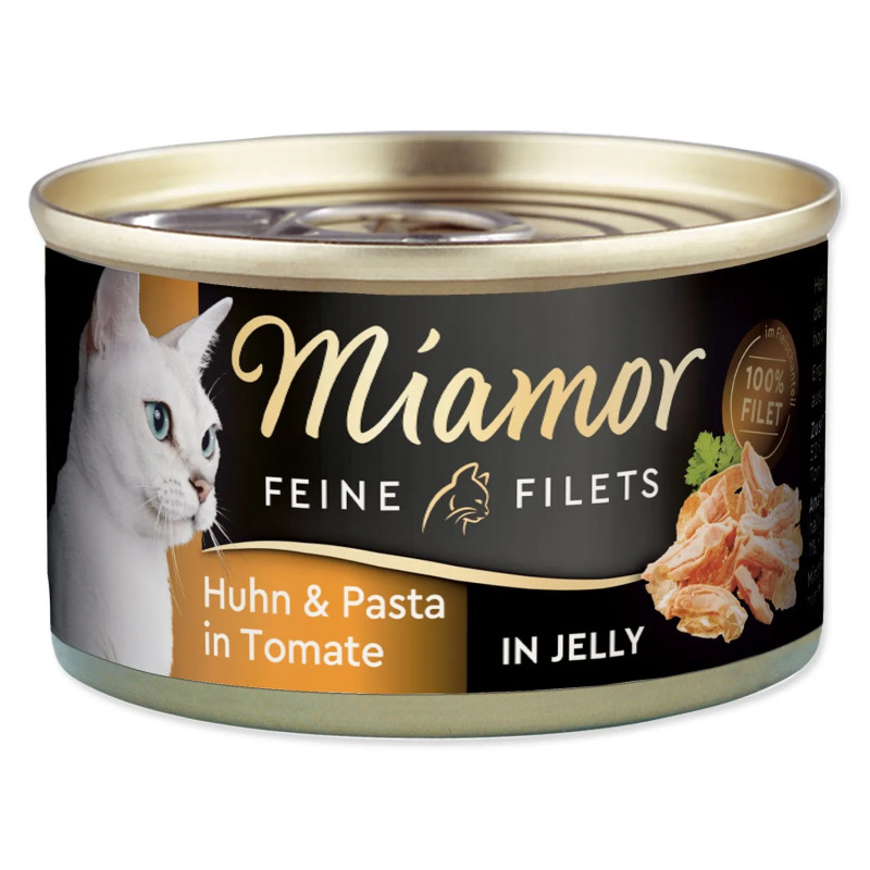 Miamor Feine Filets Adult csirke tésztával zselében 100g konzerv
