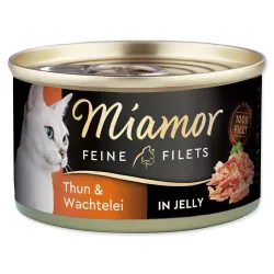 Miamor Feine Filets Adult tonhal fürjtojással aszpikban 100g