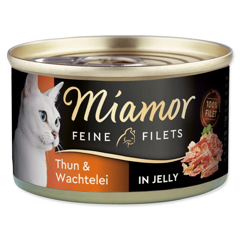Miamor Feine Filets Adult tonhal fürjtojással aszpikban 100g