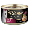 Miamor Feine Filets Adult csirke sonkával zselében 100g konzerv