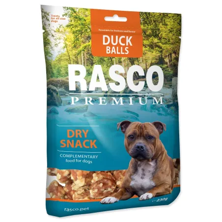 Rasco Premium jutalomfalat kacsa és bivaly, golyó 230g