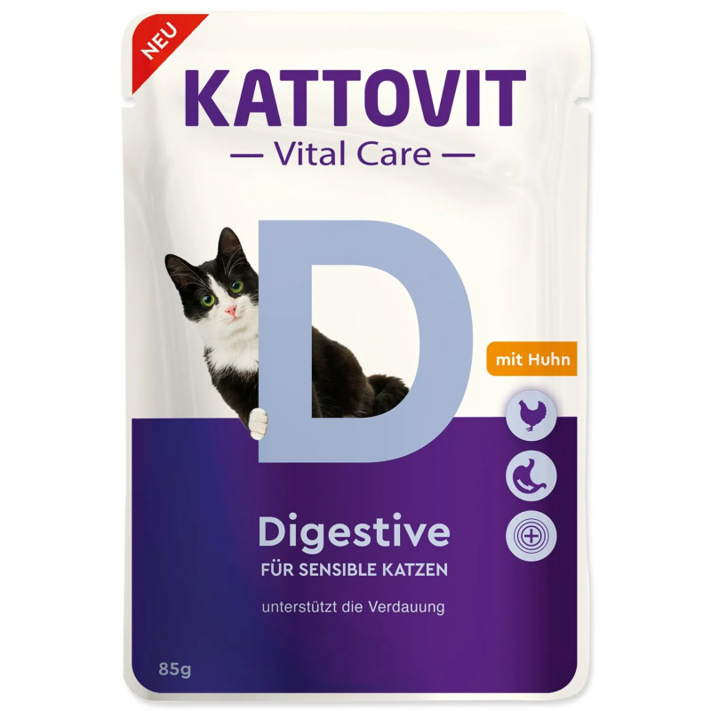 Kattovit Vital Care Digestive csirkés alutasak 85g